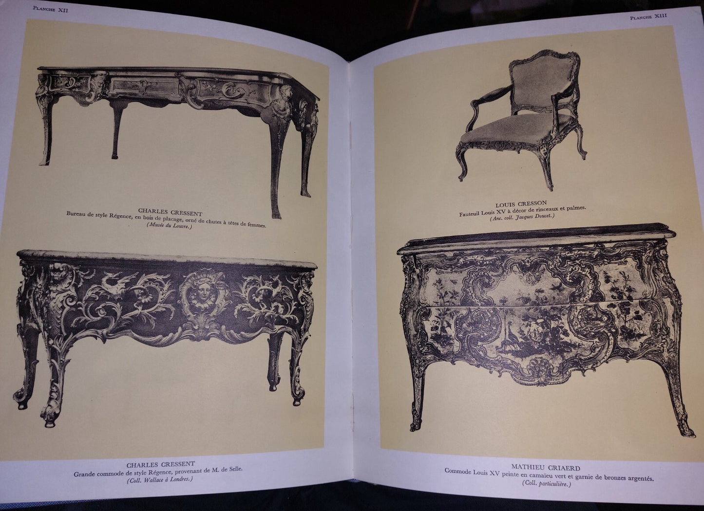 LES ÉBÉNISTES DU XVIIIe SIÈCLE. F. D. Nobele. French Furniture Design. Illustrat6