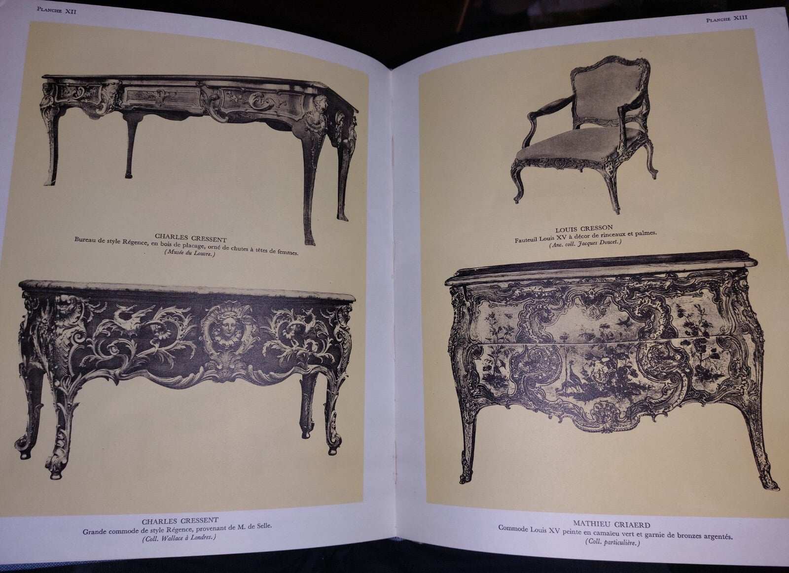 LES ÉBÉNISTES DU XVIIIe SIÈCLE. F. D. Nobele. French Furniture Design. Illustrat6