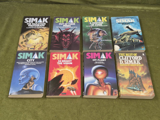 Clifford Simak Job Lot City Shakespeare's Planet So Bright the Vision Off-Planet1