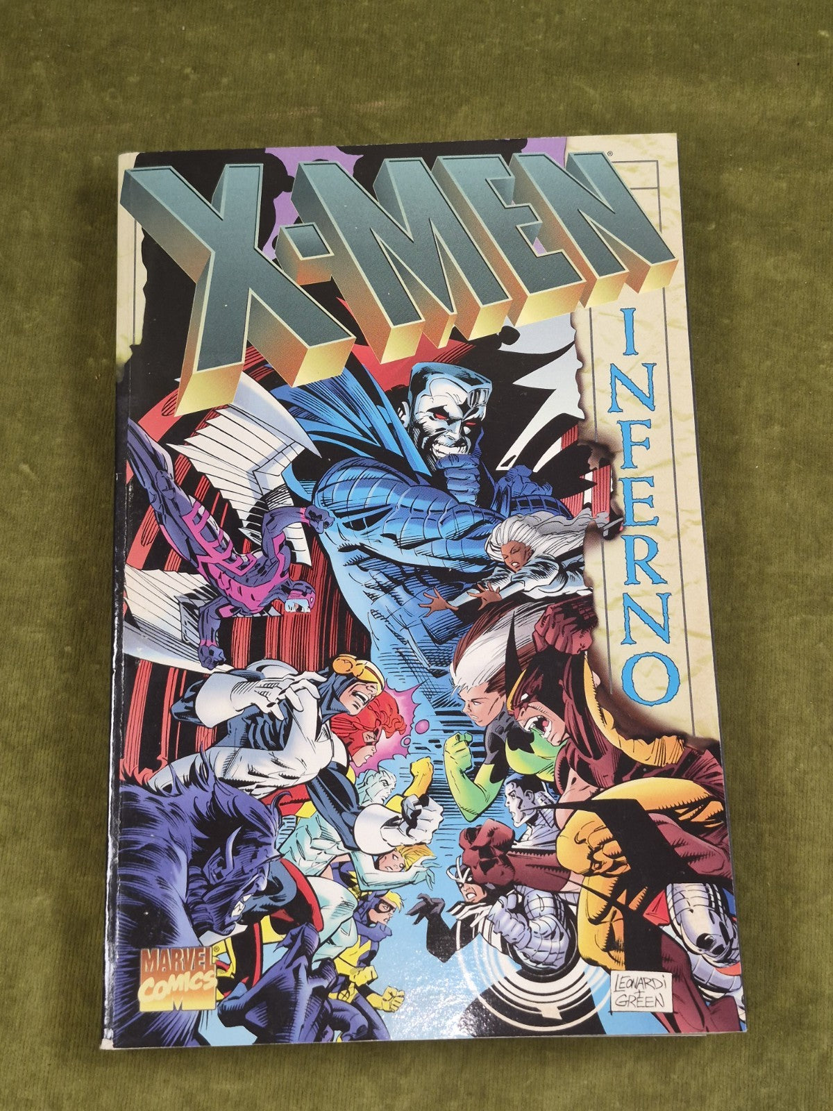 Marvel's Finest X-Men Inferno TPB VGC Marvel Comics 19960