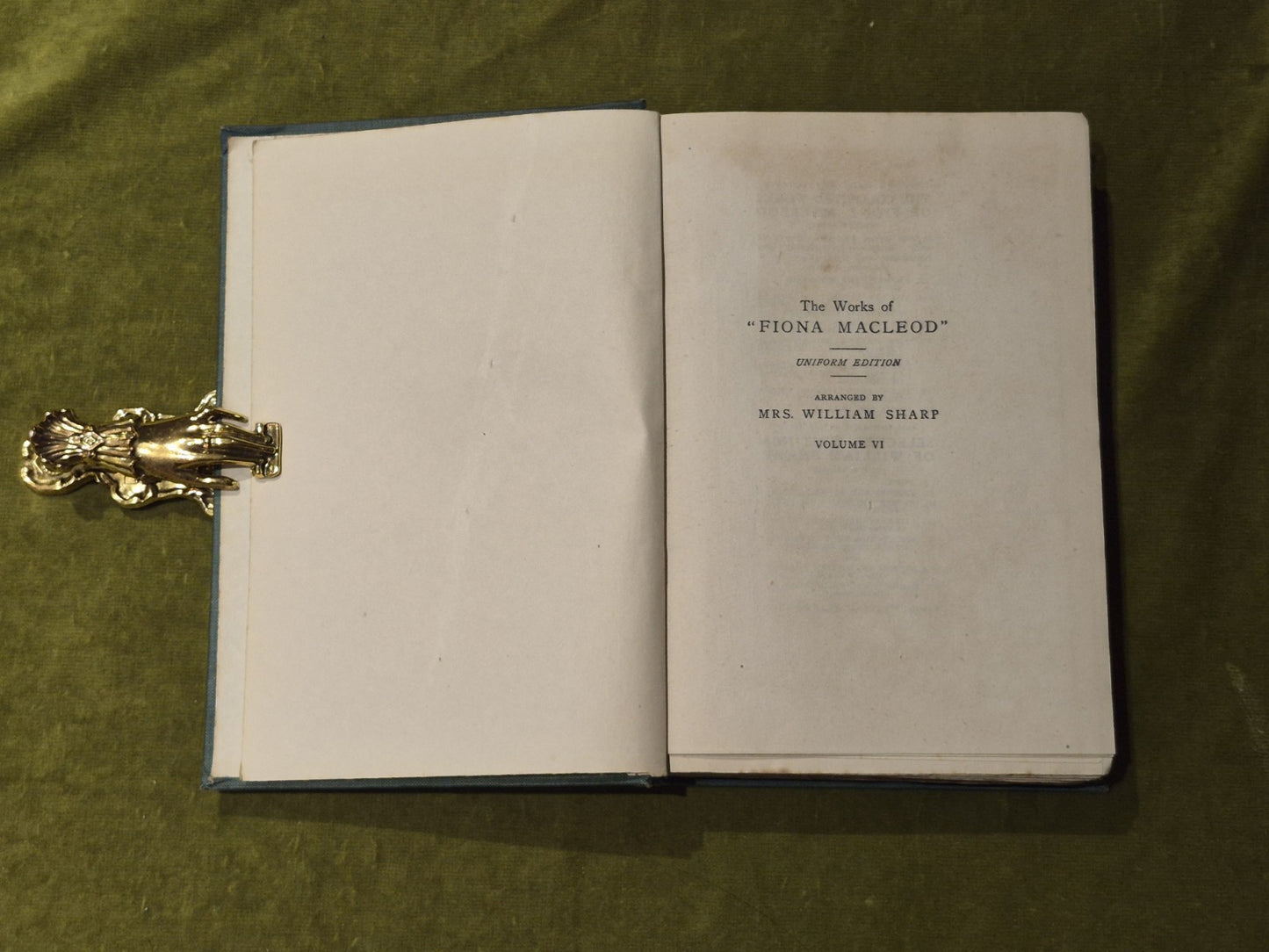 The Silence of Amor, Where the Forest Murmurs - Fiona MacLeod Uniform ed 19193