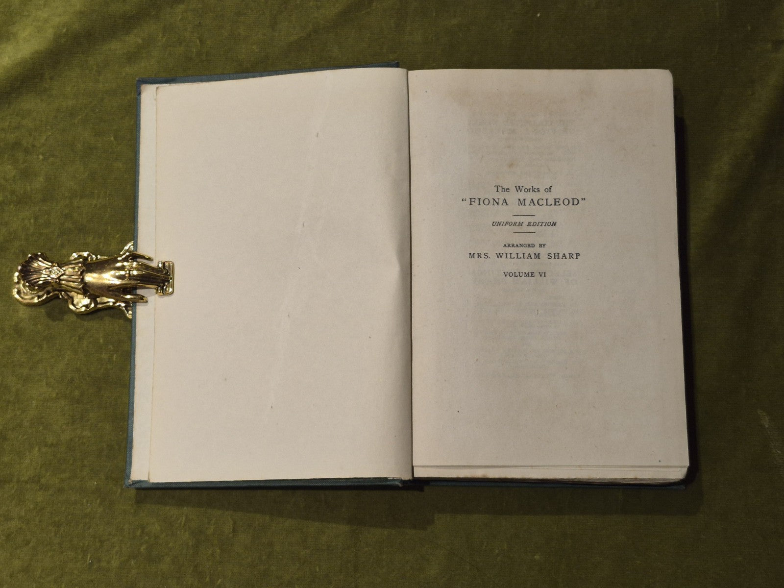 The Silence of Amor, Where the Forest Murmurs - Fiona MacLeod Uniform ed 19193