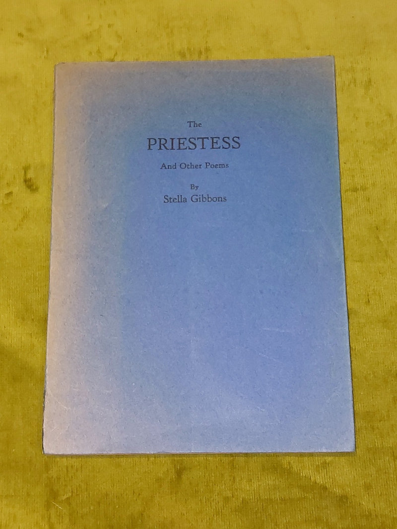 The Priestess and Other Poems Stella Gibbons (1934) 1st Edition Rare Paperback0