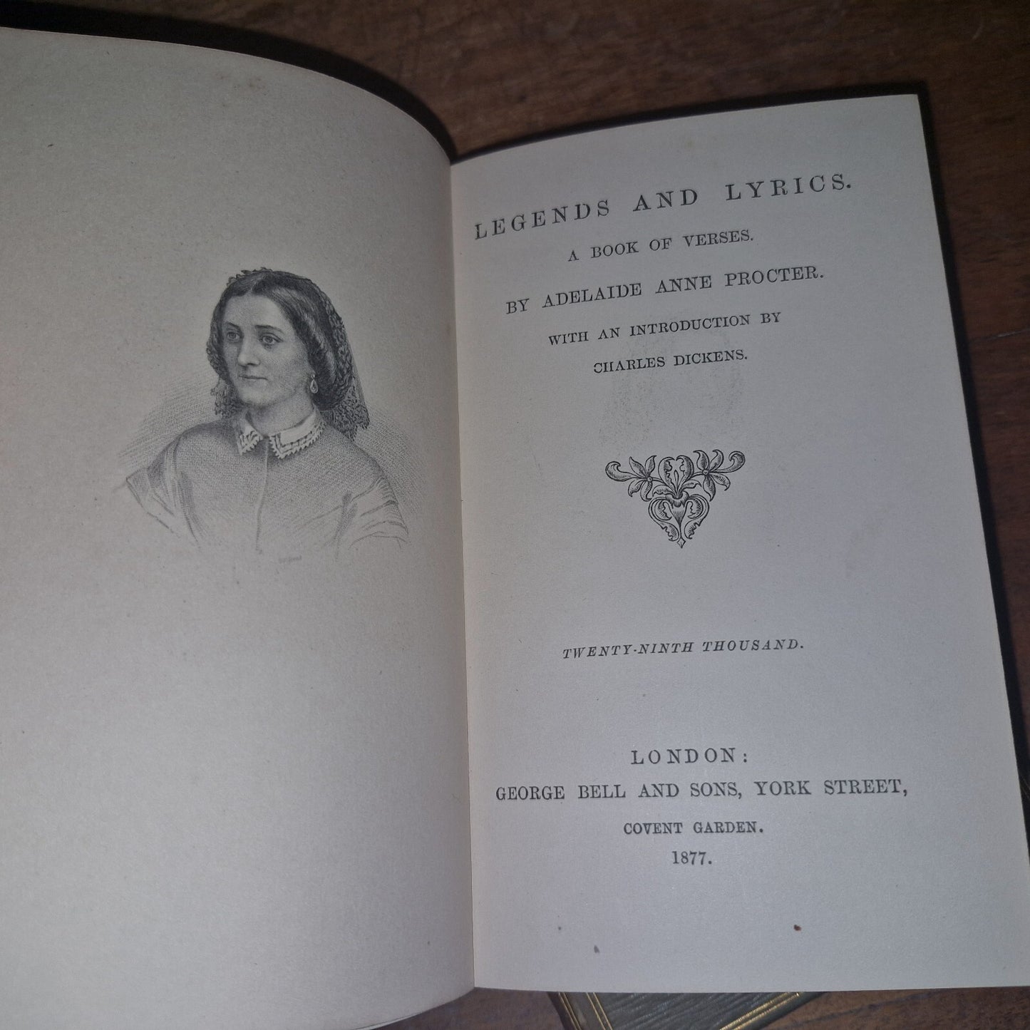 Legends and Lyrics: A Book of Verses By Adelaide Anne Procter 1877-75 2 Vols 8