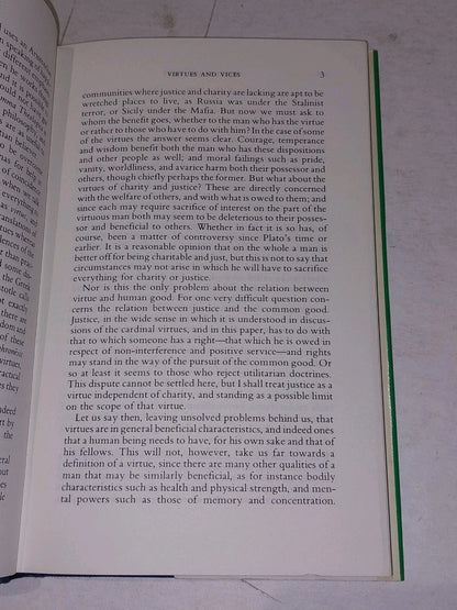 Virtues & Vices & Other Essays In Moral Philosophy Philippa Foot 1978 1st Edit6