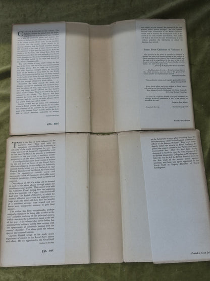 History of The Second World War - Vol I & 2 - The War At Sea by S. Roskill HMSO3