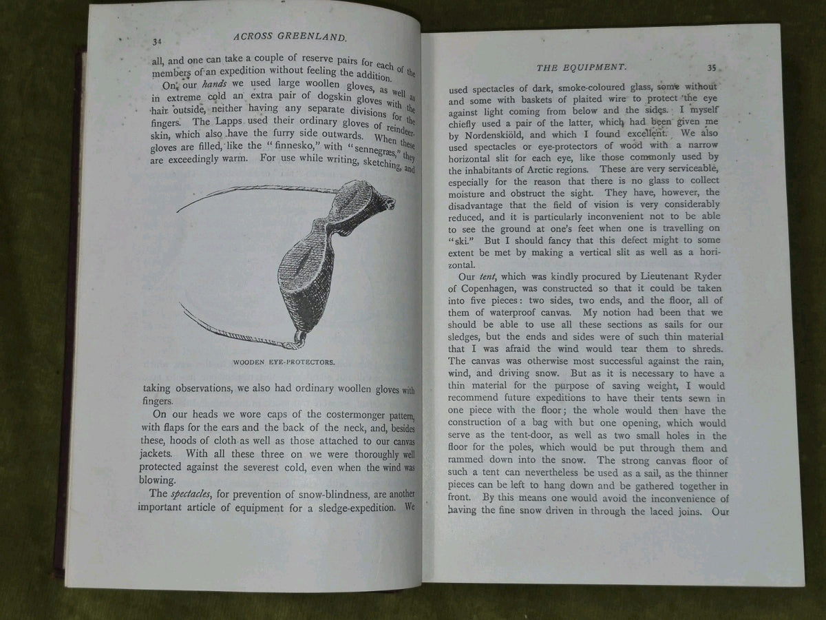 The First Crossing of Greenland Longmans Fridtjof Nansen 1897 New Edition7