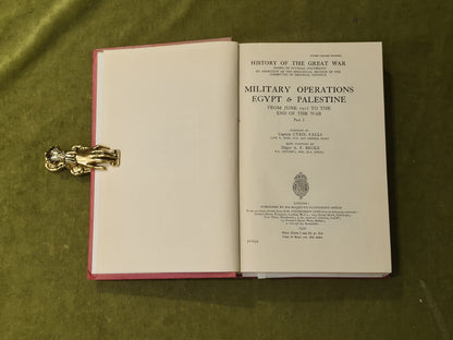 Military Operations Egypt and Palestine Vol 2 Pt II - Cyril Falls , HMSO5