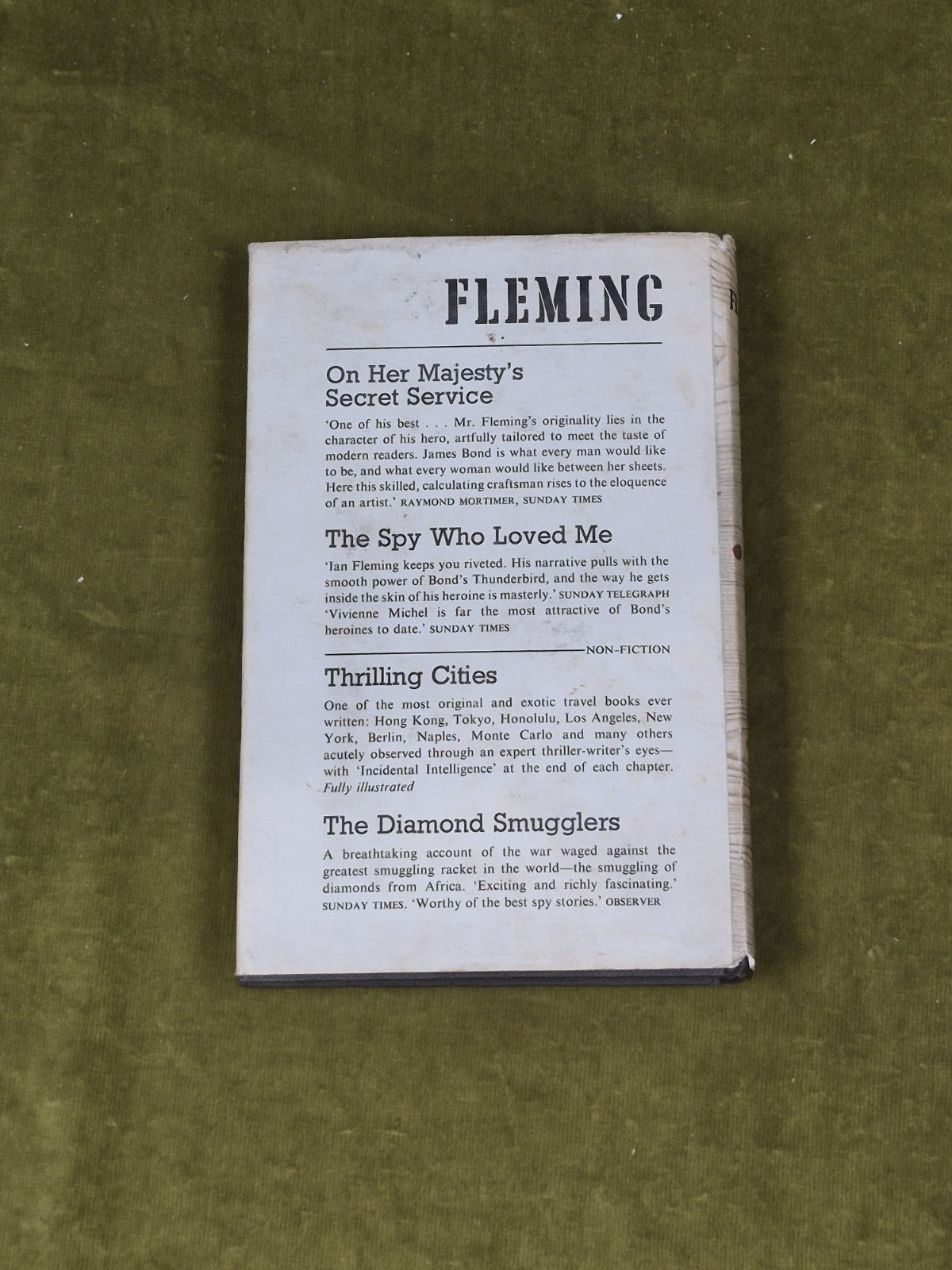 From Russia with Love - Ian Fleming , Jonathan Cape 7th impression 1963 HB DJ1