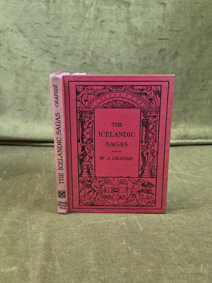 The Icelandic Sagas - W A Craigie , Cambridge 19132
