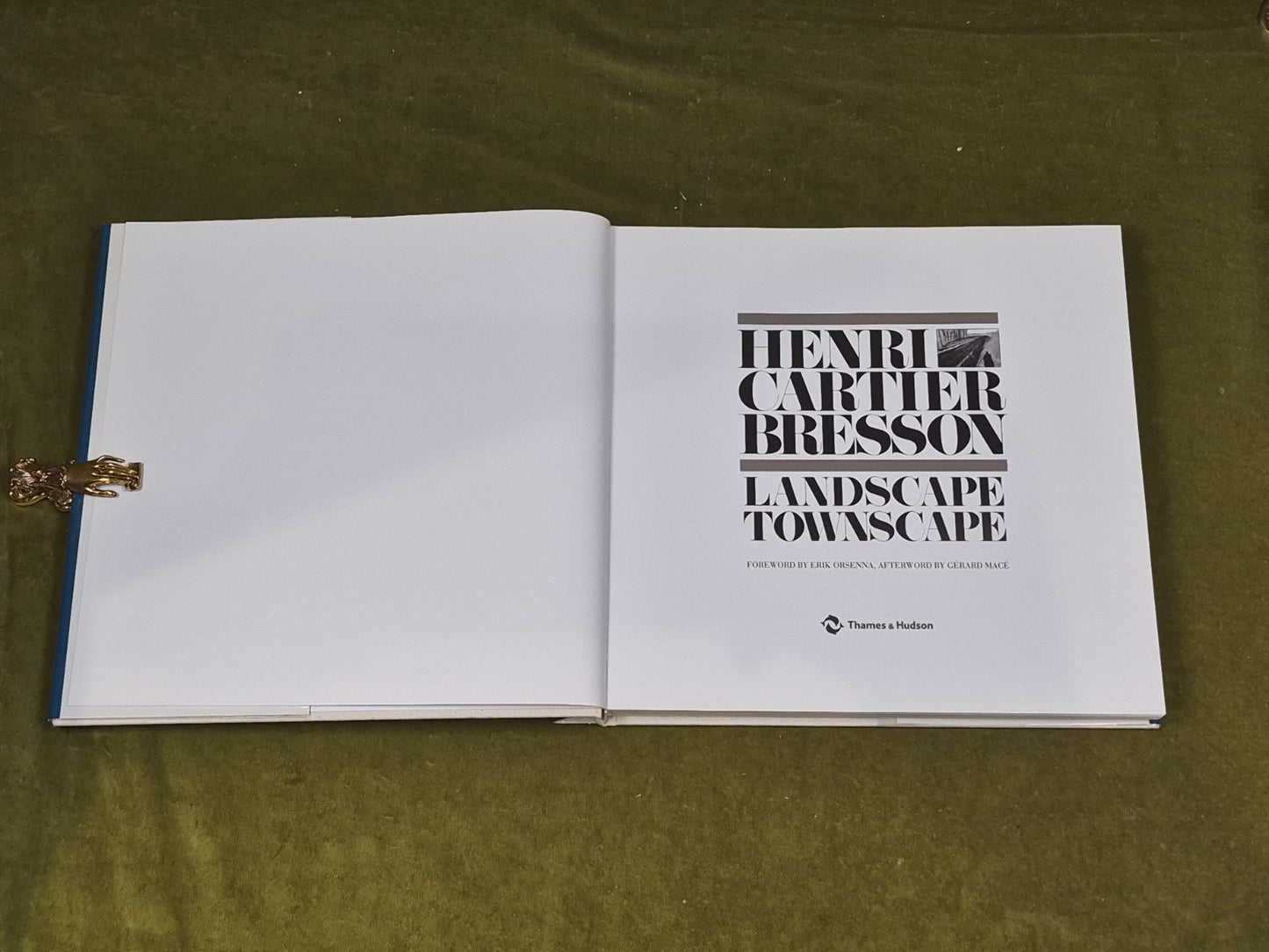 Henri Cartier-Bresson : Landscape Townscape , Thames & Hudson 2001 1st HB DJ3