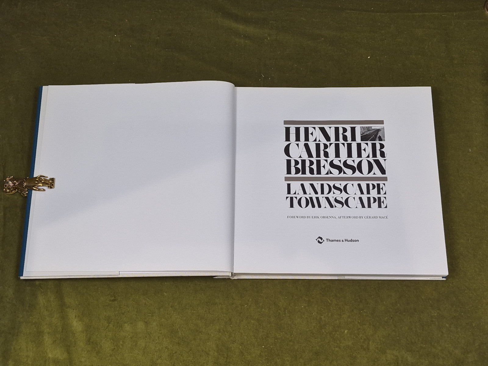 Henri Cartier-Bresson : Landscape Townscape , Thames & Hudson 2001 1st HB DJ3