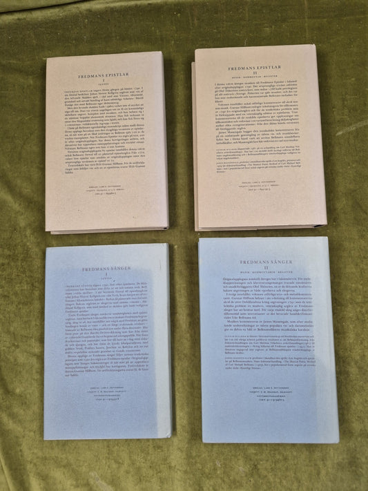Carl Michael Bellman - Fredmans Epistlar & Sänger - Norstedts 1990 1992 HB DJ 1