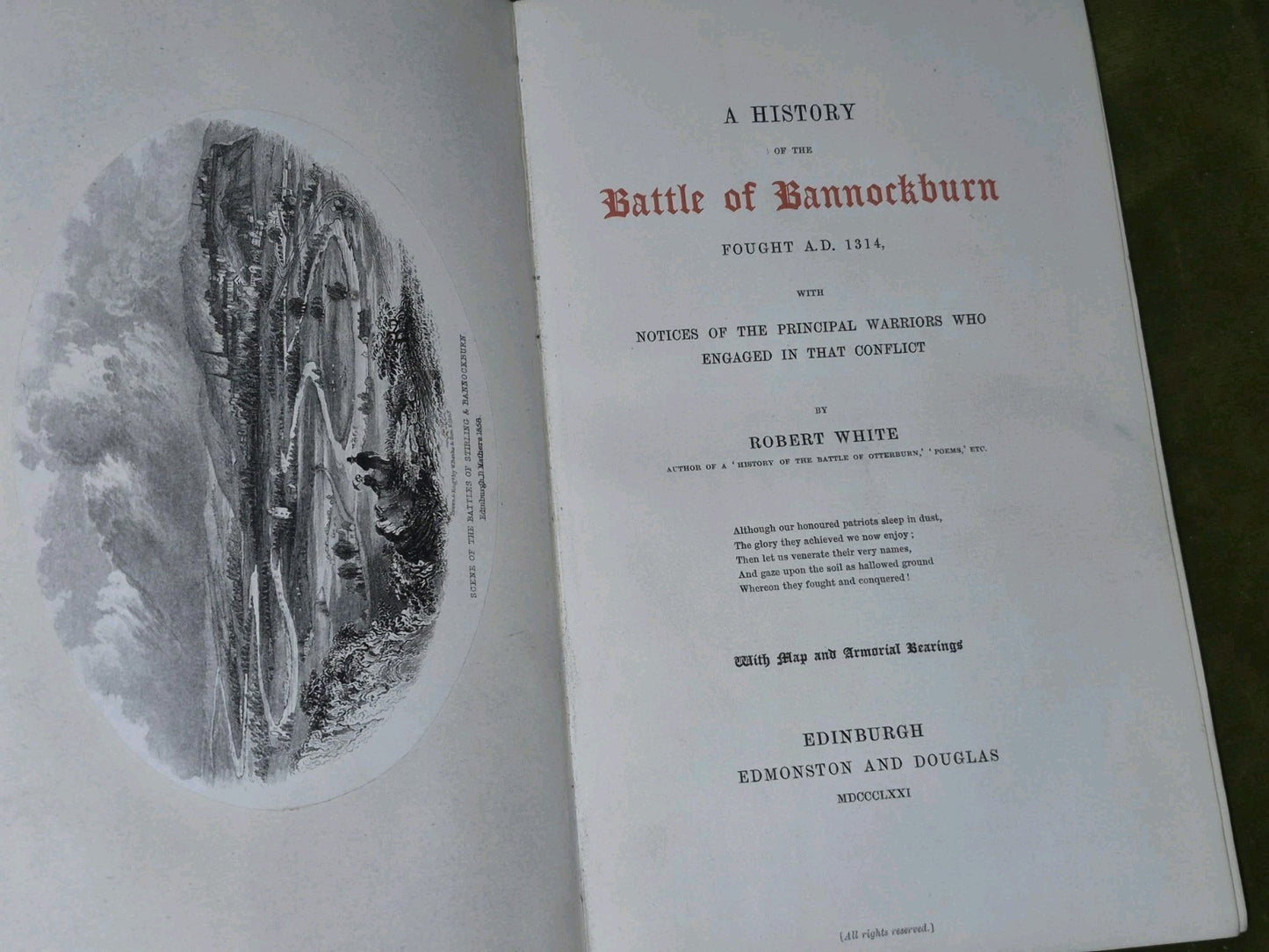 History of the Battle of Bannockburn (1871) Robert White6