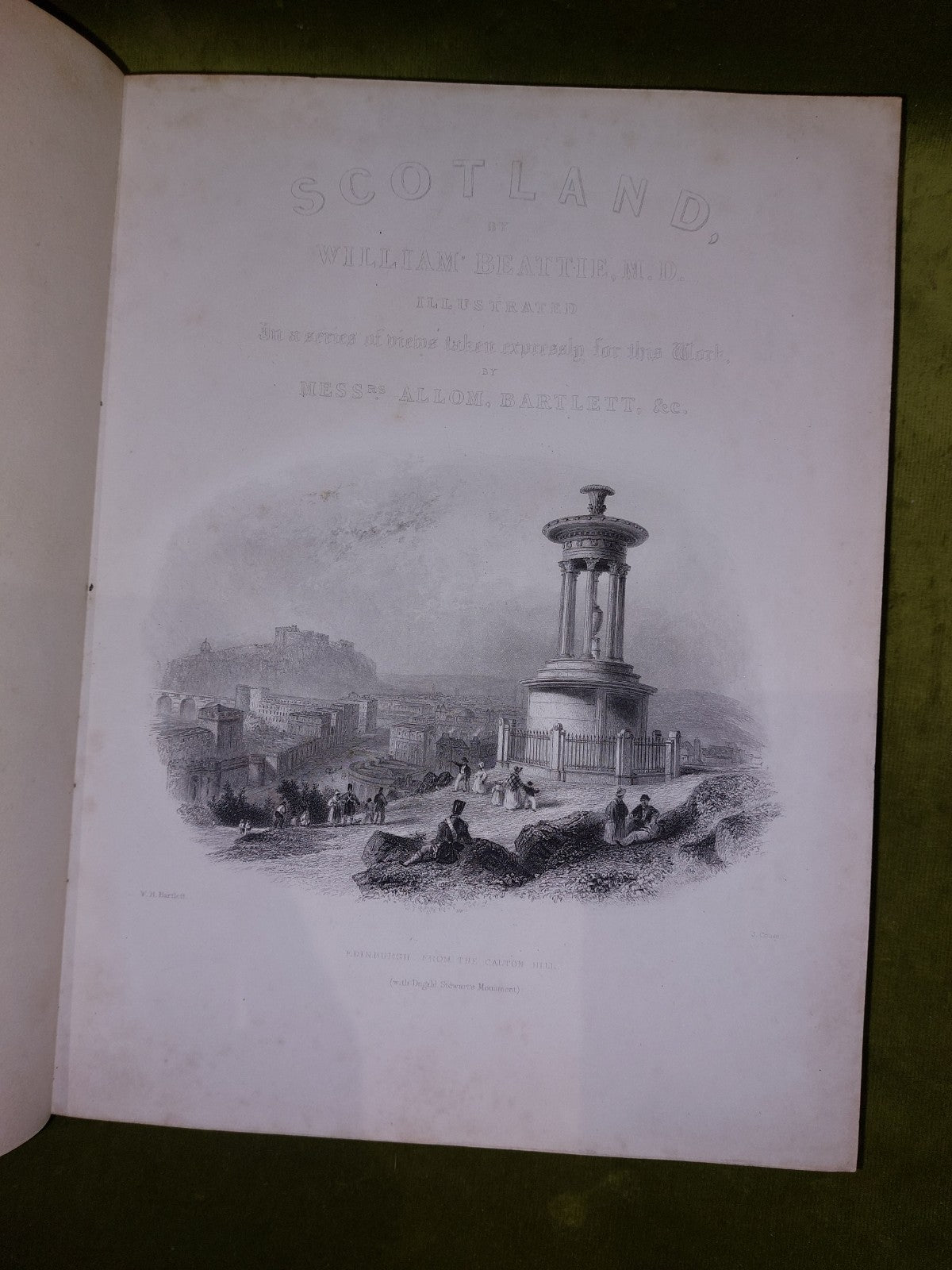 Caledonia Illustrated William Beattie Complete 2 volumes 1838 Beatties Scotland7