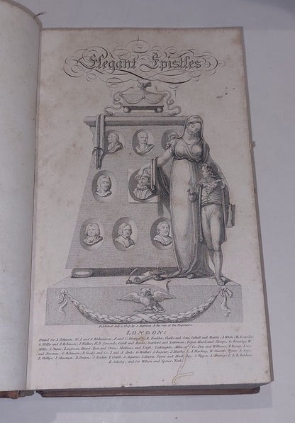 Early 19th Century Book Elegant Epistles (1807) New Improved Enlarged Ed Hb Book5