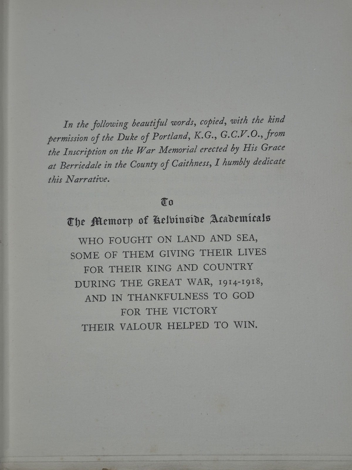 Kevinside Academy 1878-1923 William Brodie The University Press Glasgow 1924 1st5