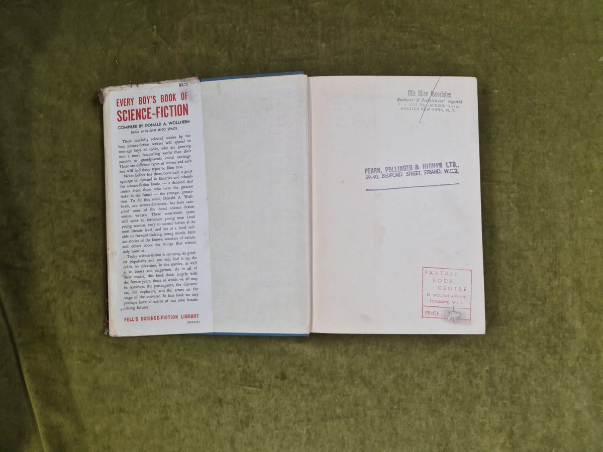Every Boy's Book of Science Fiction Donald A. Wollheim hc/dj 19513