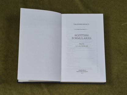 Scotish Formularies- A A M Duncan , Stair Society 20113