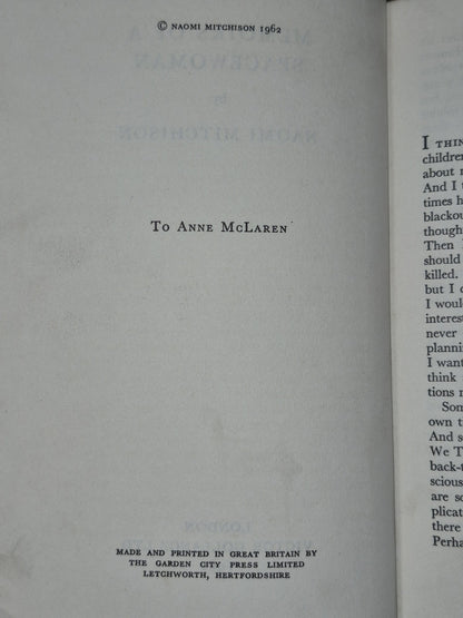 Memoirs of a Spacewoman - Naomi Mitchison - First Edition 1962 6