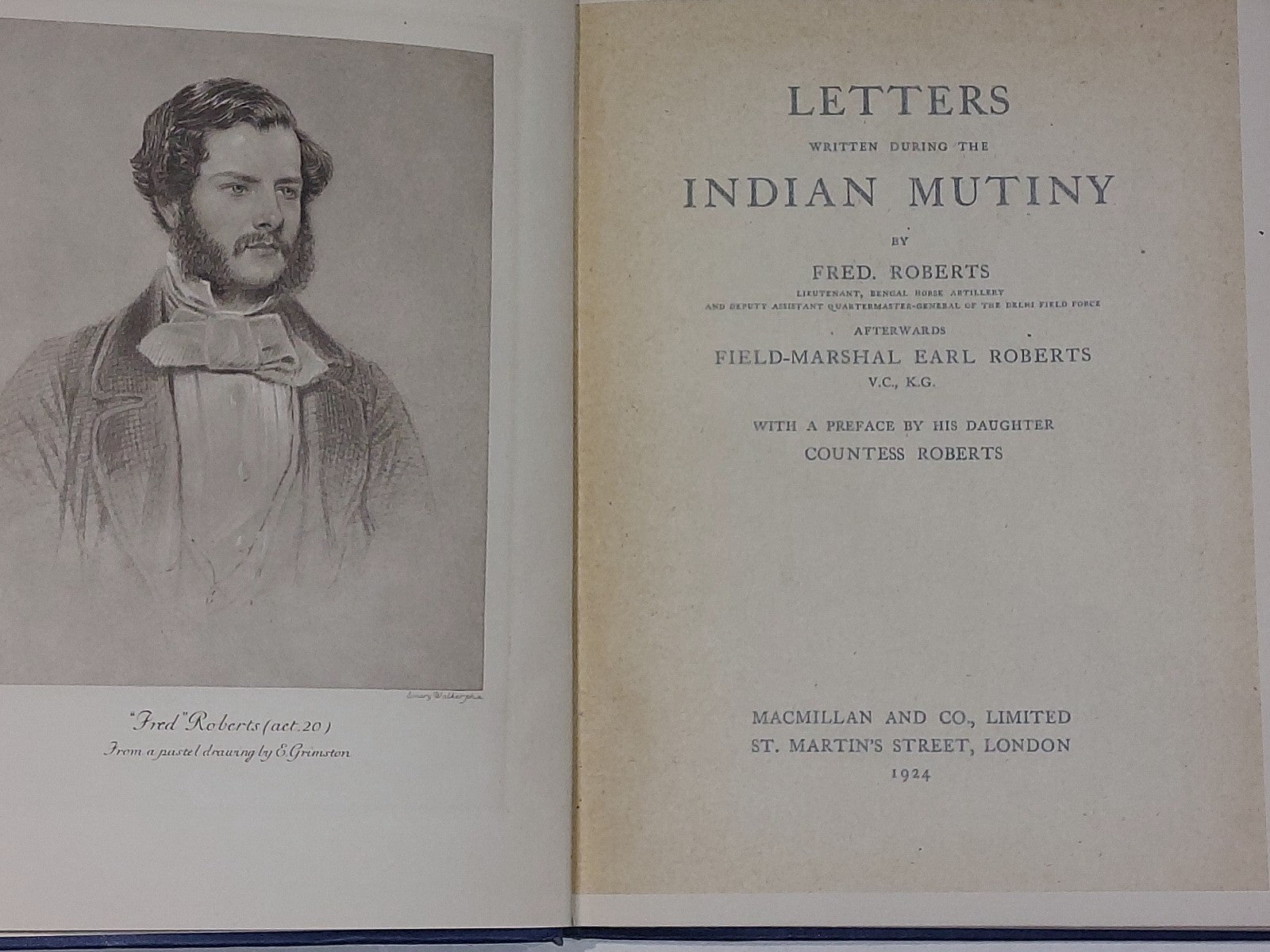 Earl Roberts. Letters Written During The Indian Mutiny (1924) Signed.5