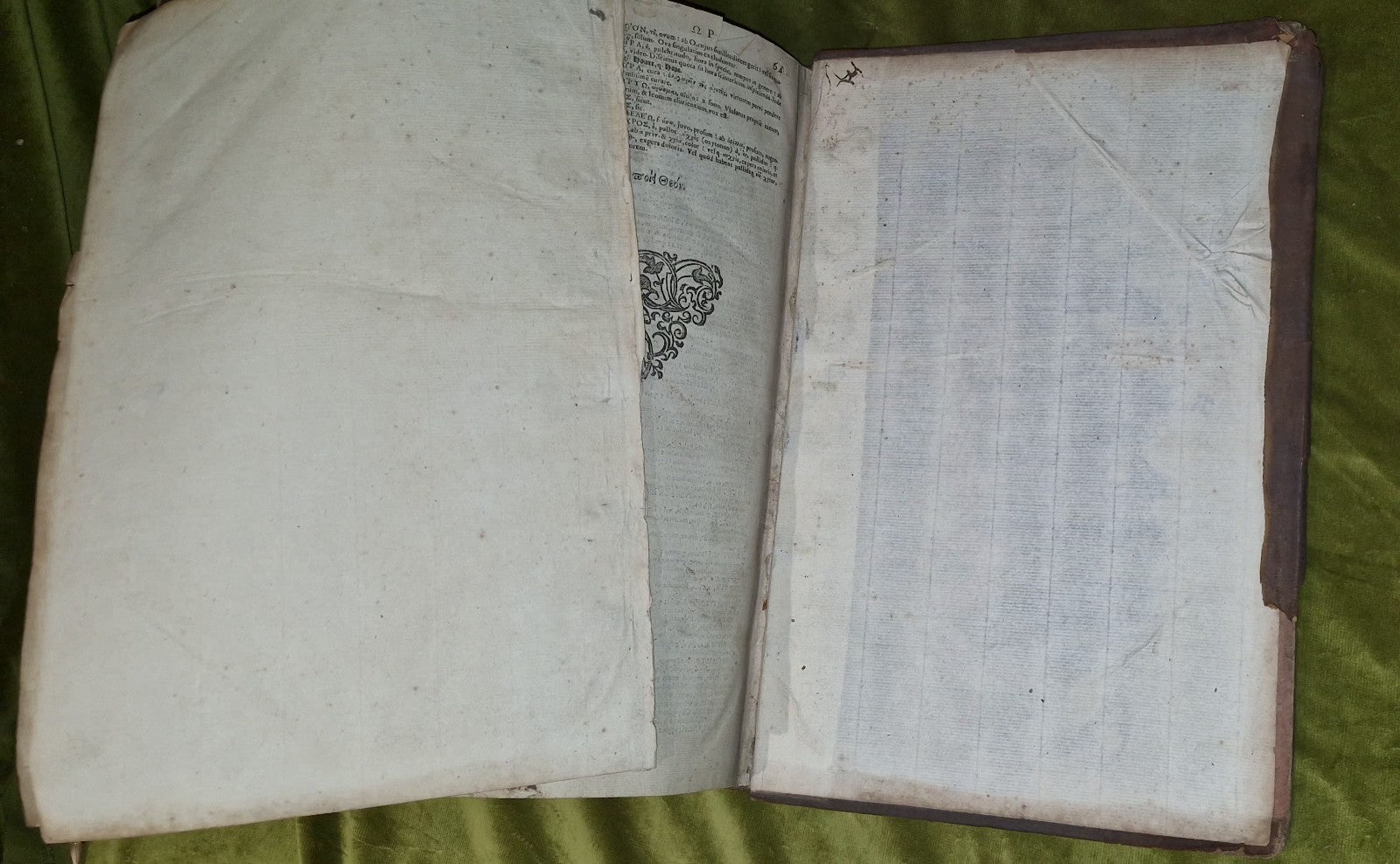 1637 Greek-Roman Lexicon - In Quo Ex Primitivorum - Ioannis Scapulae - Leather12