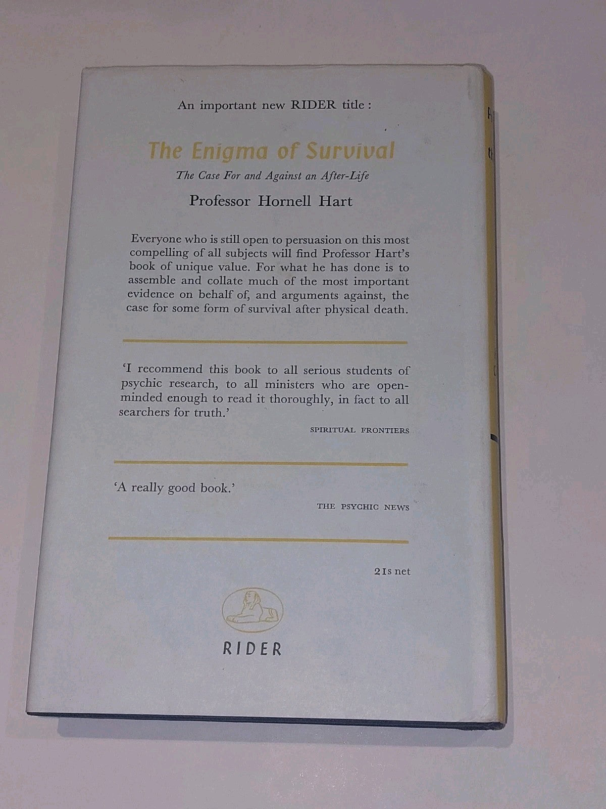 The Projection of the Astral Body By Muldoon & Carrington  1961 Hb Book With Dj7