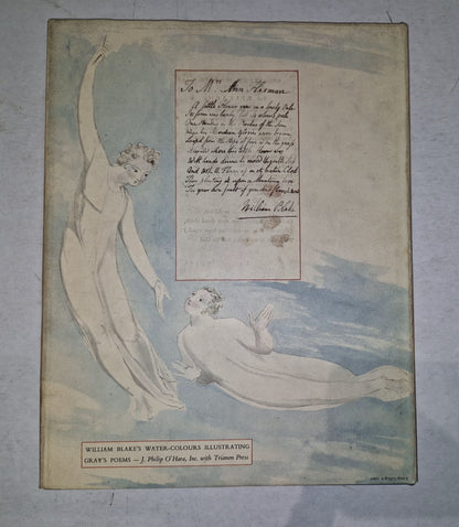 POEMS BY MR. GRAY : Drawings by William Blake (1972, Hardback & Dustjacket)2