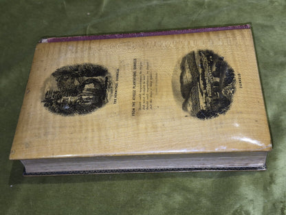 MAUCHLINE  WARE Poetical Works Of Sir Walter Scott  engravings - Gall & Inglis4