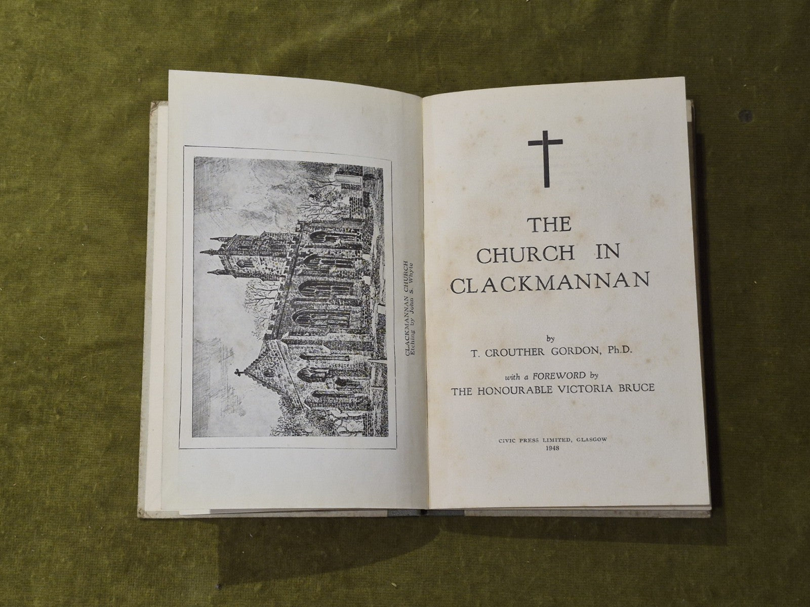 T. Crouther Gordon , Victoria Bruce - The Church in Clackmannan - Civic 19484