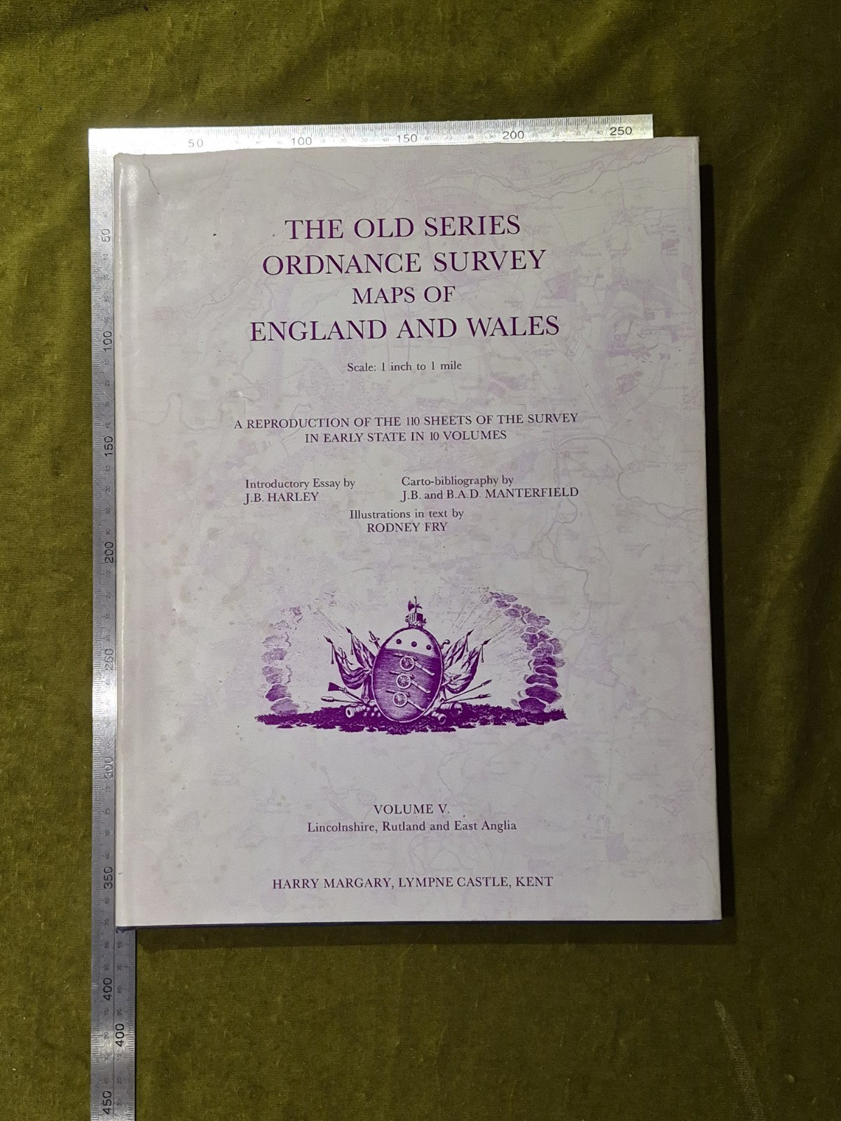 The Old Series Of Ordnance Survey Maps Of England and Wales - Vol 5 V HB DJ 19873