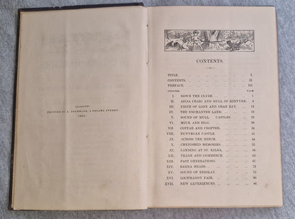 A Cruise In The Western Hebrides  S.S. Hebridean  Robert Thomson 1891 Signed5