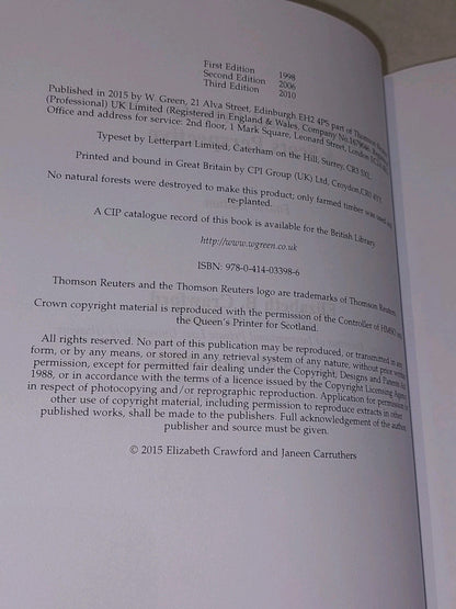 International Private Law A Scots Perspective Crawford & Carrauthers 2015 4th ed3