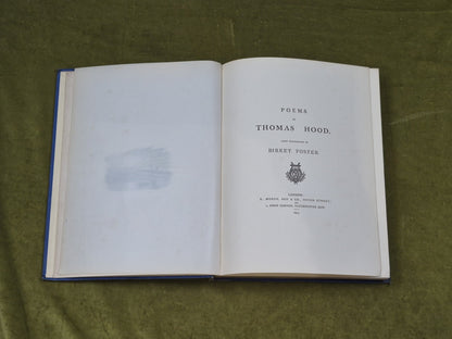 Poems By Thomas Hood Illustrated By Birket Foster , E MoxonHB 18725