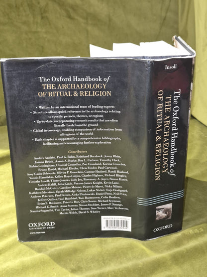 The Oxford Handbook of the Archaeology of Ritual & Religion (2011) Hardback1