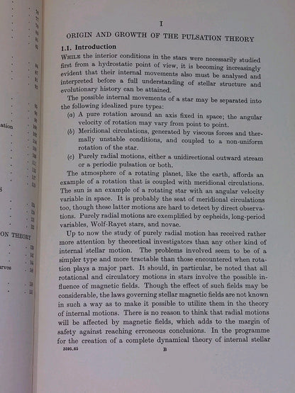 The Pulsation Theory Of Variable Stars by Svein Rosseland (1949)6