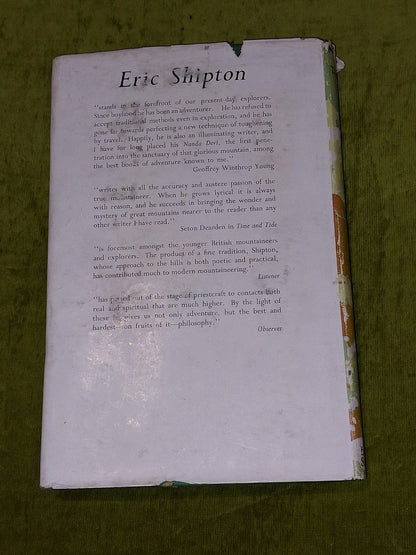 Mountains of Tartary By Eric Shipton [Hodder & Stoughton] Hb Book2