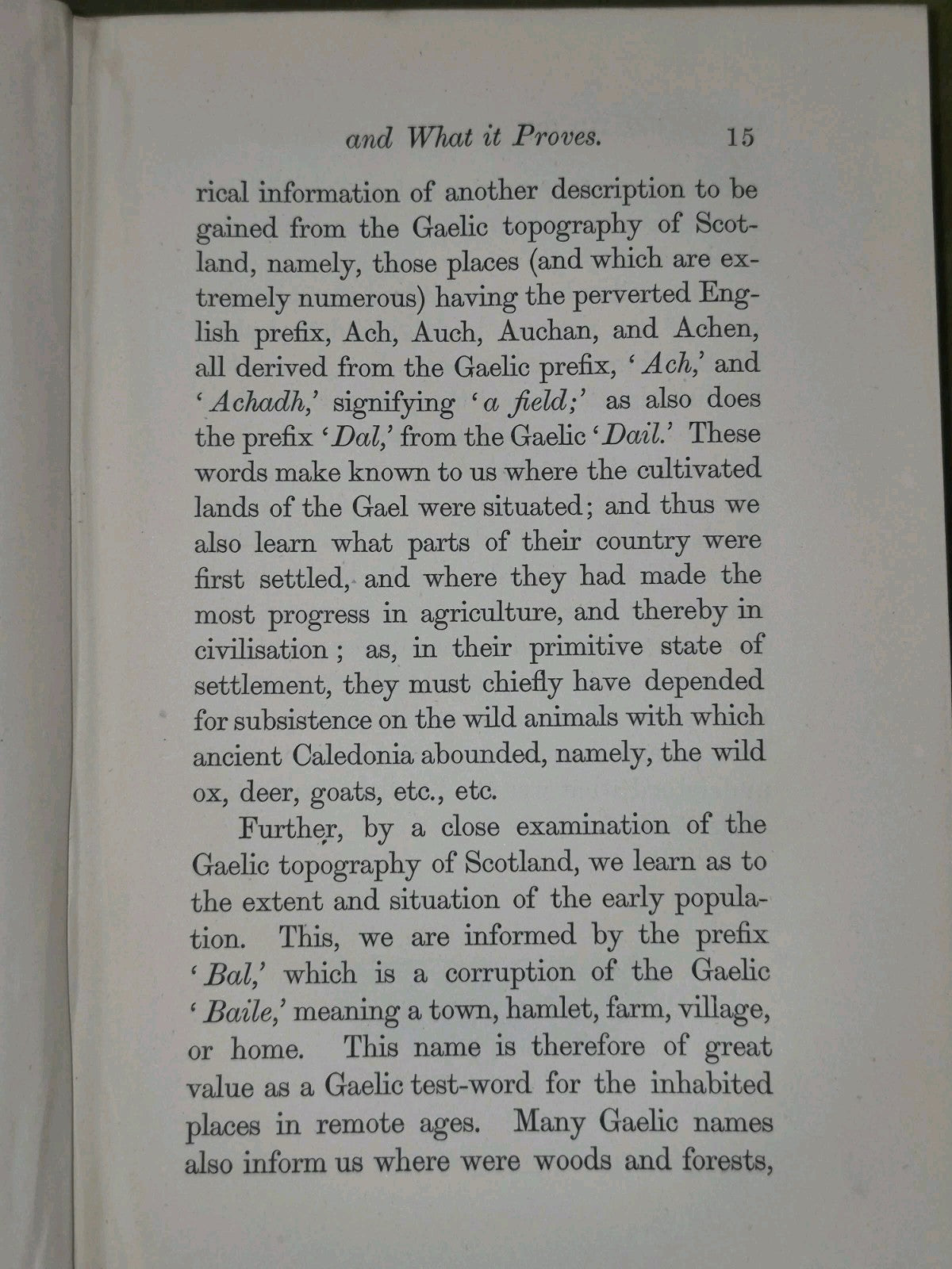 Gaelic Topography of Scotland James Robertson 1869 Sir Stirling Maxwell Letter8