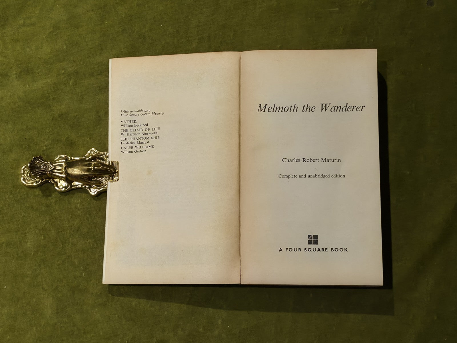 Melmoth the Wanderer by Charles Maturin - four square 19664