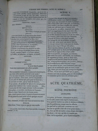 Ouvres Completes De Moliere Paris Chez Firmin Didot Freres 18538