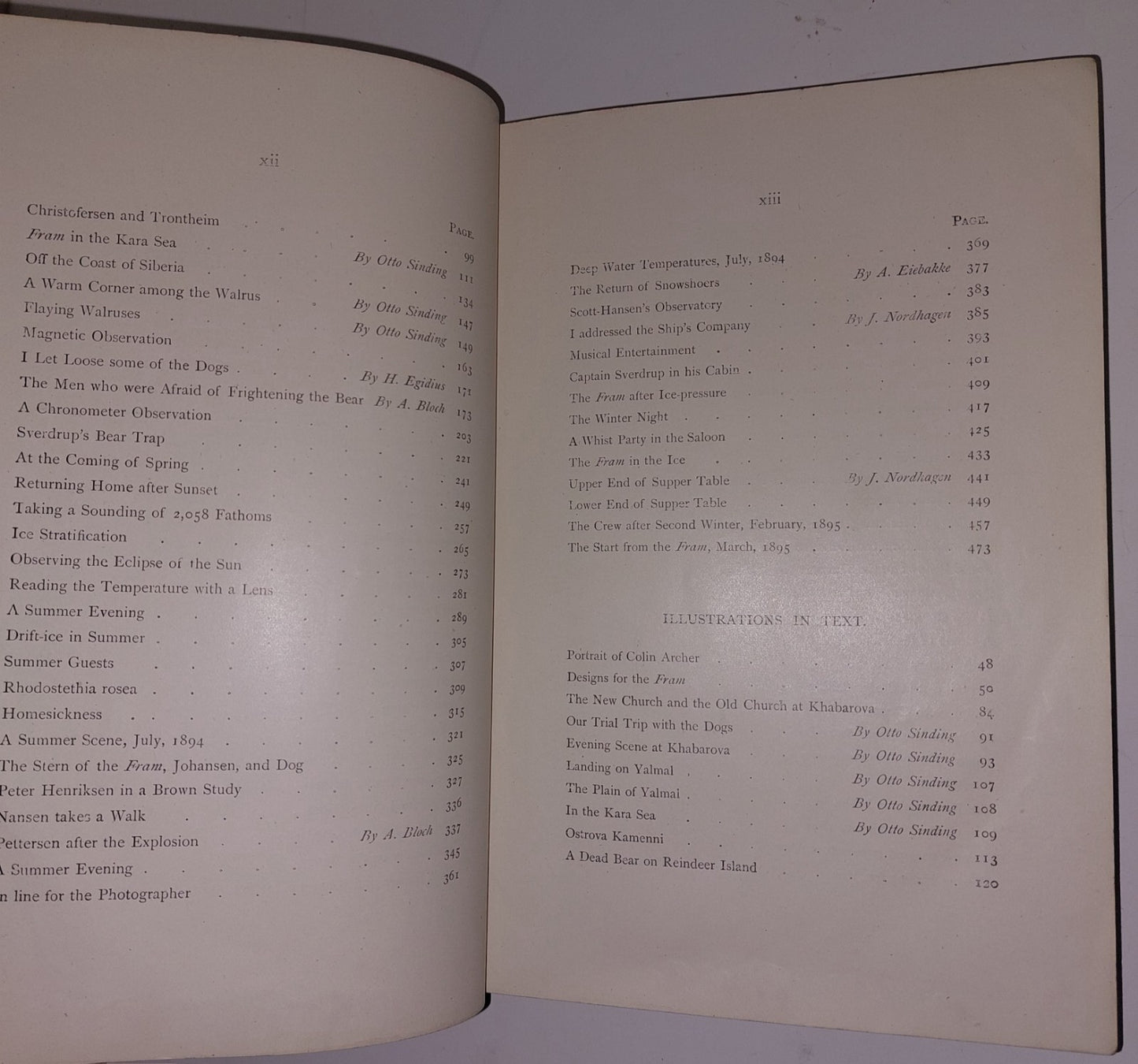 FARTHEST NORTH BY FRIDTJOF NANSEN 1898 TWO VOLUMES LEATHER BOUND 12