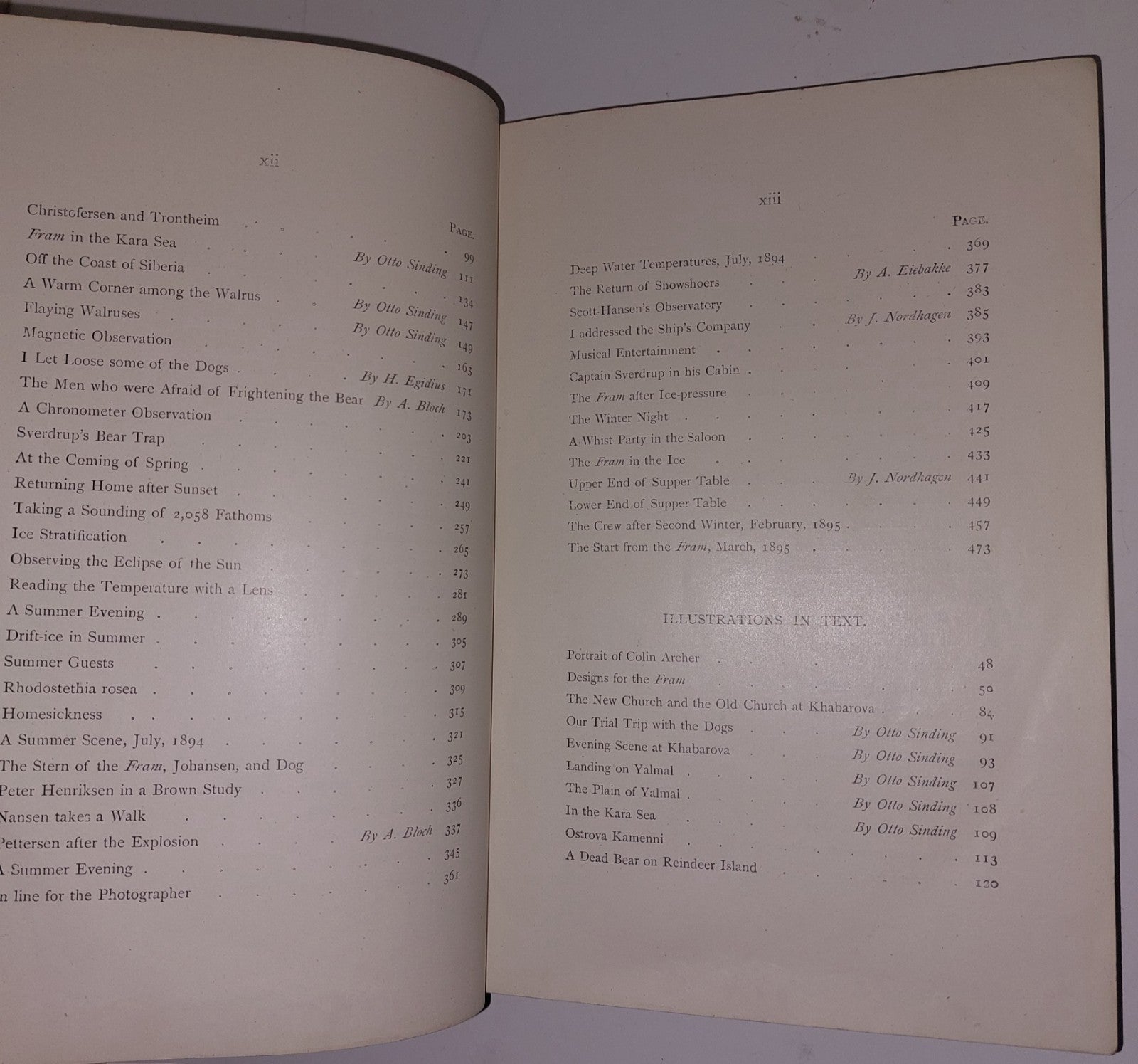 FARTHEST NORTH BY FRIDTJOF NANSEN 1898 TWO VOLUMES LEATHER BOUND 12