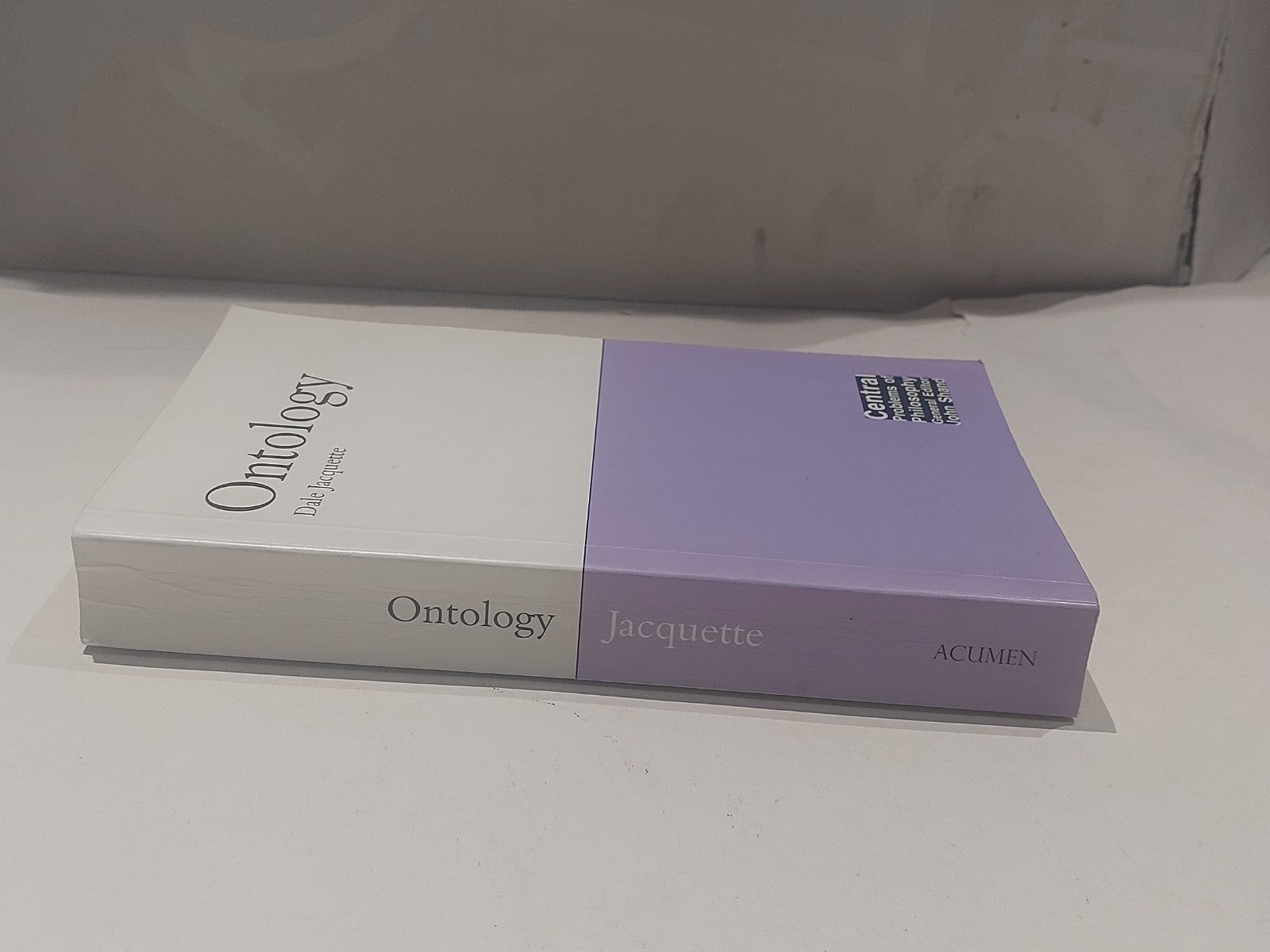 Ontology (Central Problems of Philosophy) Dale Jacquette (2002) Pb Book1