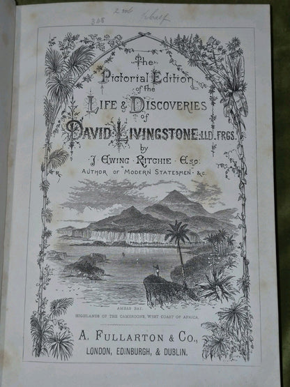 The Pictorial Edition David Livingston Fullarton c1880 Complete Two Volumes12