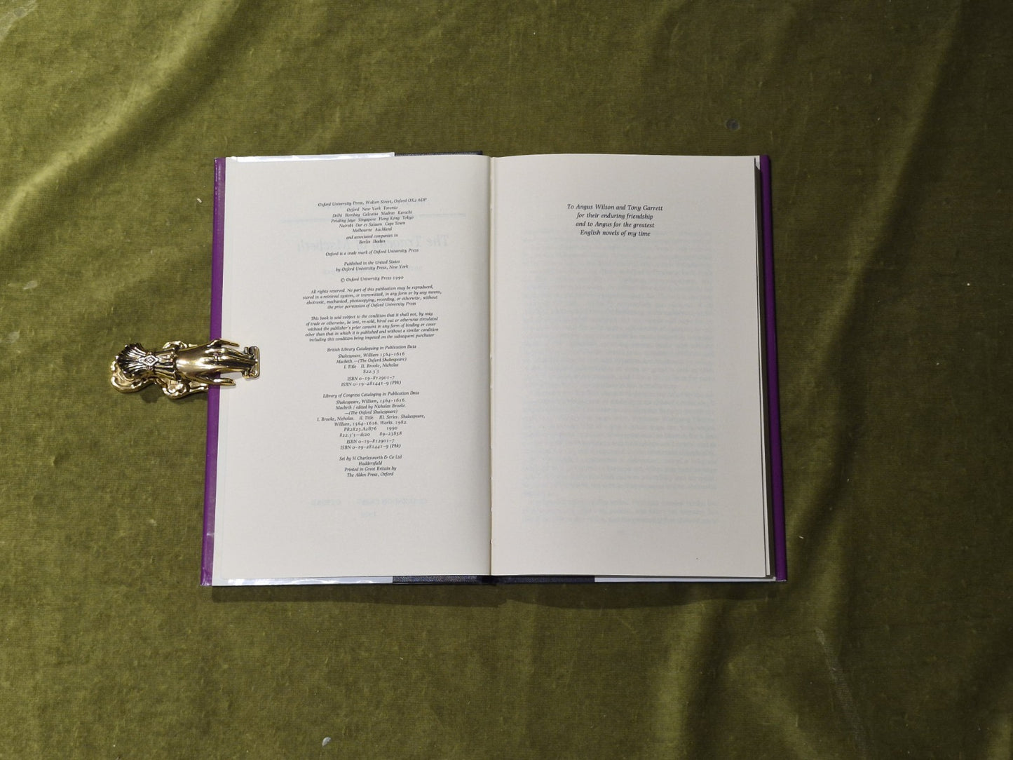 The Oxford Shakespeare - Macbeth - Ed. Nicholas Brooke VGC HB DJ5