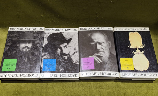 George Bernard Shaw - Michael Holroyd  - Compete 5 Volume Set Bound As 4 volumes0