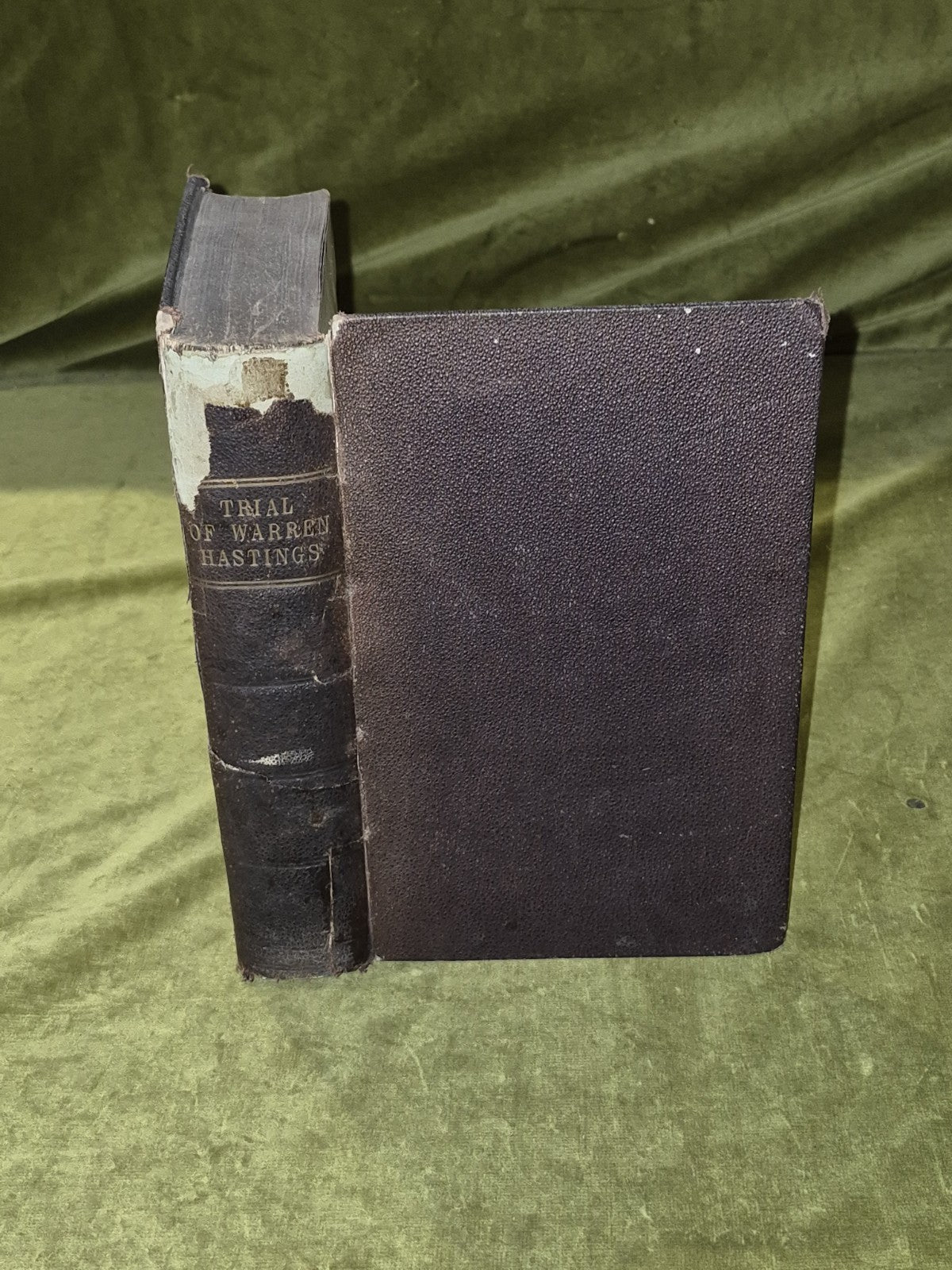 The Trial of Warren Hastings Vol.I0