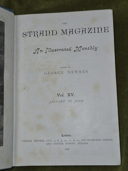 The Strand Magazine Vol XV Jan to June 18984