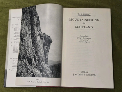 Mountaineering In Scotland: WH Murray 1st Ed Hardback Book . Dent & Sons (1947)5
