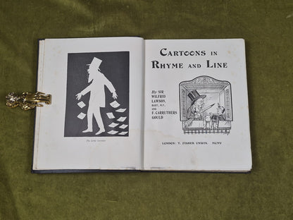 Cartoons in Rhyme & Line By Sir Wilfrid Lawson Bart & Carruthers Gould 1st 19055